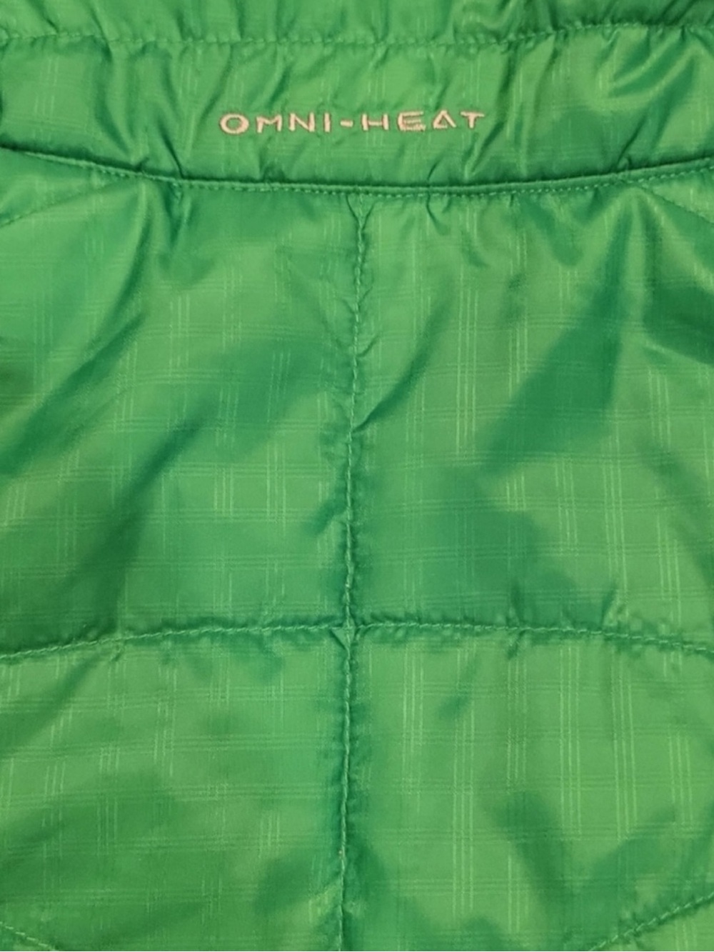 COLUMBIA Mighty Lite III Quilted Packable Vest w. Omni-Heat in Green Size Medium - Picture 7 of 13